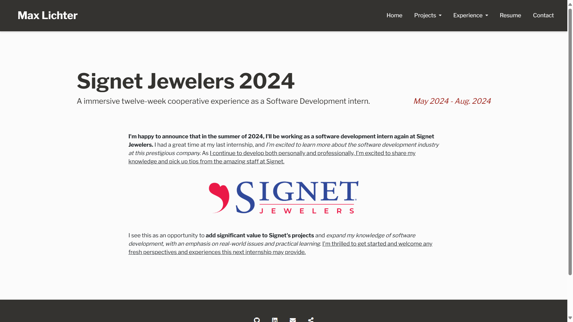 Signet 2024 Page